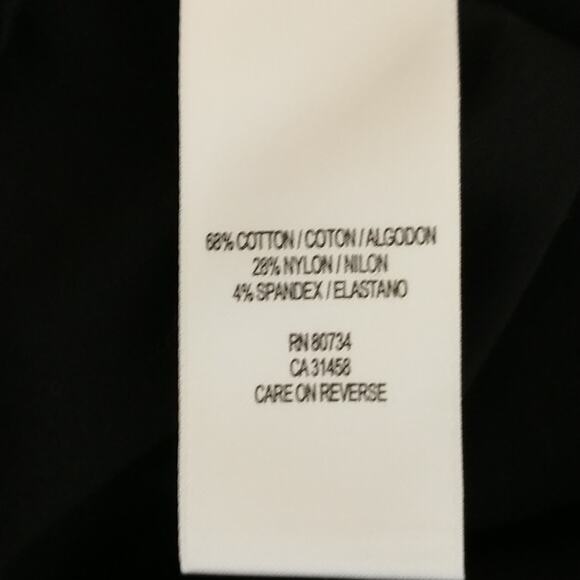 BCBGMAXAZRIA Top Women's Size S Black Sleeveless Ruffle Collar Belted - Picture 8 of 11